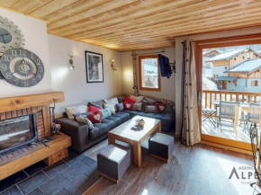 Chalet haut de gamme 8 chambres avec sauna à 250m des pistes, St Martin de Belleville - FR-1-452-75